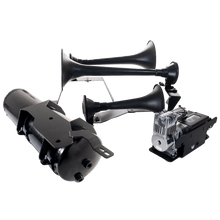 Load image into Gallery viewer, DIRECT FIT TRAIN HORN AND ONBOARD AIR SYSTEMS FOR 2020-2024 GM 2500HD/3500HD