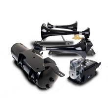 Load image into Gallery viewer, DIRECT FIT TRAIN HORN AND ONBOARD AIR SYSTEMS FOR 2020-2024 GM 2500HD/3500HD