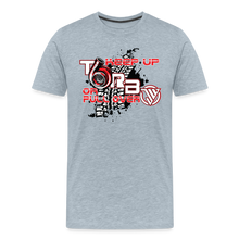 Load image into Gallery viewer, Keep Up or Pull Over - Turbo Shirt - heather ice blue