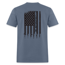 Load image into Gallery viewer, USA Flag W/ Rifles - denim