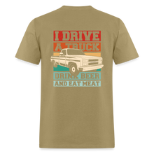 Load image into Gallery viewer, Truck - Beer - Meat - JWM Shirt - khaki