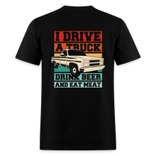 Load image into Gallery viewer, Truck - Beer - Meat - JWM Shirt - black
