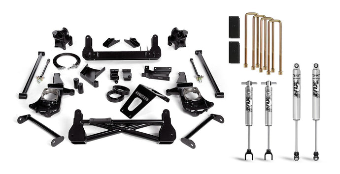 Cognito 7-Inch Standard Lift Kit With Fox PSMT 2.0 Shocks For 11-19 Silverado/Sierra 2500/3500 2WD/4WD Stabilitrak