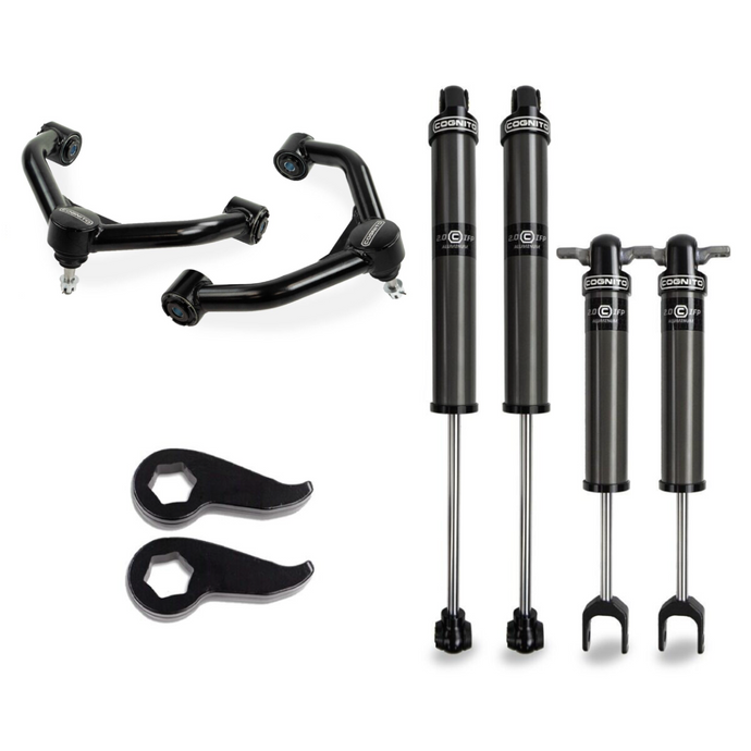 Cognito 3-Inch Performance Leveling Kit With 2.0 IFP Shocks For 20-25 Silverado/Sierra 2500HD/3500HD