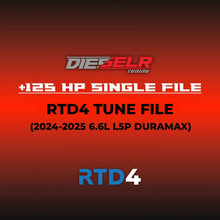Load image into Gallery viewer, DIESELR RTD4 Tune Files (2024-2025 Duramax L5P 6.6L) - Global B
