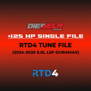 DIESELR RTD4 Tune Files (2024-2025 Duramax L5P 6.6L) - Global B