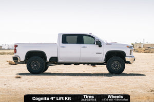 Cognito 4-Inch Standard Lift Kit With Fox PS 2.0 IFP For 20-24 Silverado/Sierra 2500/3500 2WD/4WD