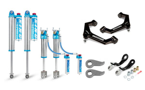 Cognito 3-Inch Elite Leveling Kit With King 2.5 Reservoir Shocks For 11-19 Silverado Sierra 2500/3500 2WD/4WD