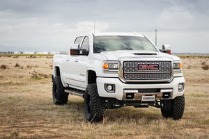 Cognito 4-Inch Elite Lift Kit With Elka 2.5 Reservoir Shocks For 11-19 Silverado/Sierra 2500/3500 2WD/4WD