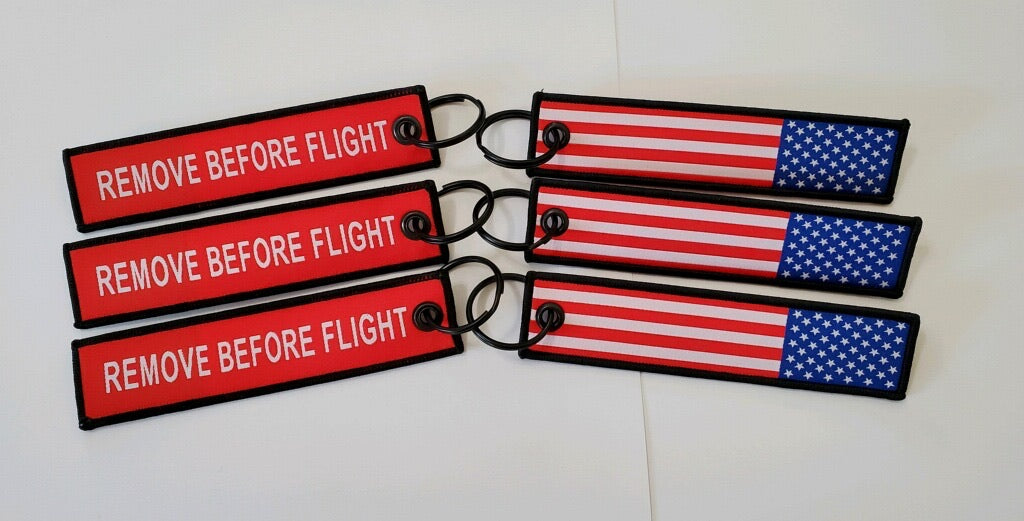 Remove Before Flight | USA - Key Tag