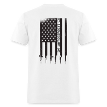 Load image into Gallery viewer, USA Flag W/ Rifles - white
