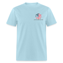Load image into Gallery viewer, USA Flag W/ Rifles - powder blue

