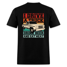 Load image into Gallery viewer, Truck - Beer - Meat - JWM Shirt - black
